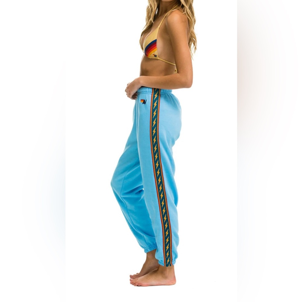 aviator nation bolt stripe sweatpants